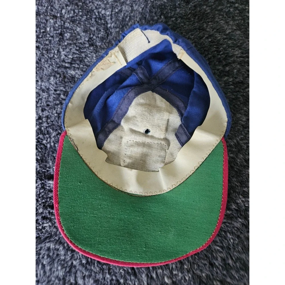Vintage Texas Rangers Baseball Cap Kids OSFM Blue Red Good Retro MLB Hat